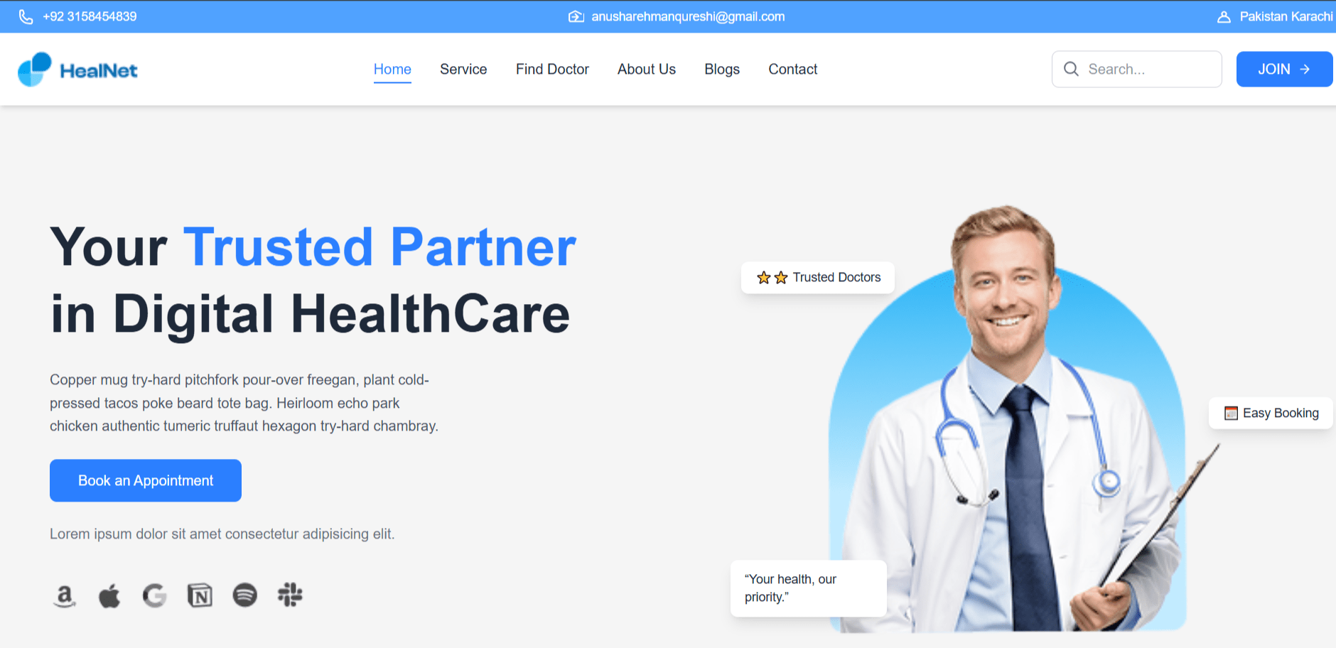 Healthcare Web App