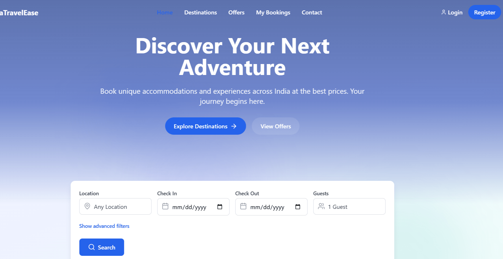 Online Booking Web App